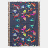 Happy Rabbits Deken (Voorkant Verticaal)