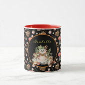 Happy Raccoon past Tekst en Kleur aan Mok (Midden)