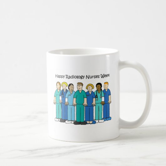 Happy Radiology Neurses Week Koffiemok (Rechts)