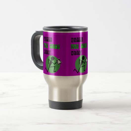 Happy Radiology Week Travel Mug Reisbeker (Voorkant links)
