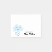 Happy Rain Cloud Persoonlijk Post-it® Notes (Voorkant)