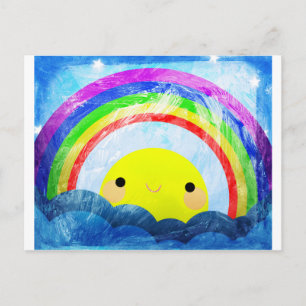 Happy Rainbow Briefkaart