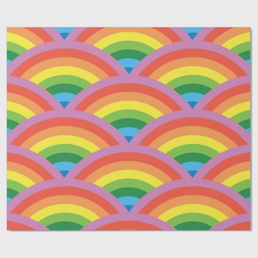 Happy Rainbow Cadeaupapier (Vlak)
