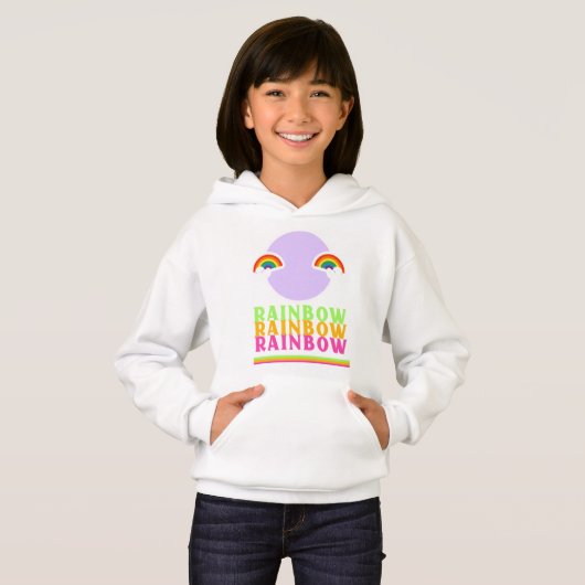 Happy-Rainbow Designer T-shirt (Voorkant volledig)