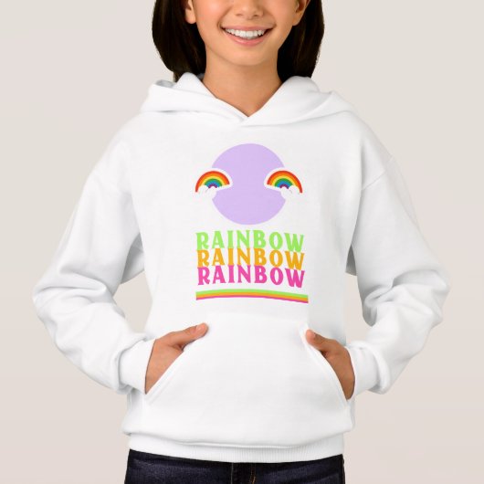 Happy-Rainbow Designer T-shirt (Voorkant)