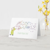 Happy Rainbow Kaart (Gele Bloem)