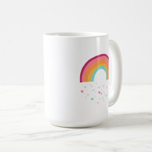 Happy Rainbow Magic Koffiemok (Voorkant rechts)