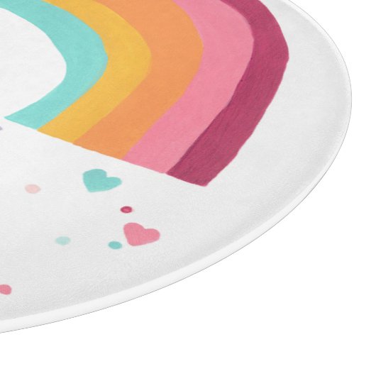 Happy Rainbow Magic Snijplank (Hoek)