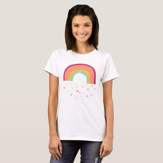 Happy Rainbow Magic T-shirt (Voorkant volledig)