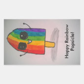 Happy Rainbow Popsicle Stickers (Voorkant)