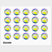 Happy Rainbow Ronde Sticker (Vel)