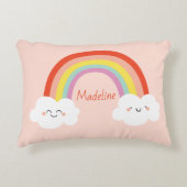 Happy Rainbow-Sierkussen Accent Kussen (Voorkant)