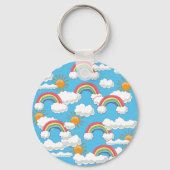 Happy Rainbow Sleutelhanger (Voorkant)