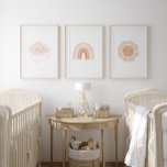 Happy Rainbow Sun Cloud Meisje Kinderkamer Decor Muurkunst Sets<br><div class="desc">Voeg een finishing touch toe aan de ruimte van je kleintje met deze set van 3 happy cloud,  regenboog en zon kwekerij prints.</div>