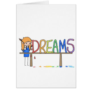 Happy Rainbow Whimsical Dreams Stick Figuur Artist