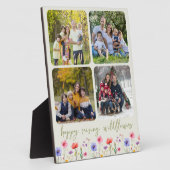 Happy Raising Wildflower 4 Fotocollage Groen Fotoplaat (Zijkant)