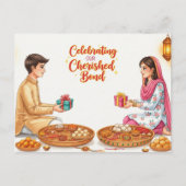 Happy Rakhi, Raksha Bandhan Briefkaart (Voorkant)