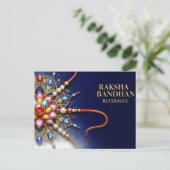 Happy Rakhi, Raksha Bandhan Briefkaart (Staand voorkant)