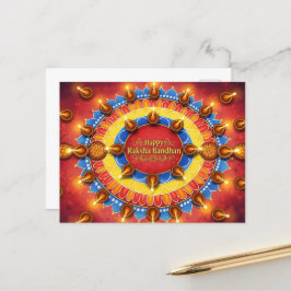 Happy Rakhi, Raksha Bandhan Briefkaart