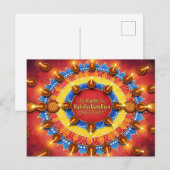 Happy Rakhi, Raksha Bandhan Briefkaart (Voorkant / Achterkant)