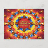 Happy Rakhi, Raksha Bandhan Briefkaart (Voorkant)