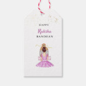 Happy Rakhi, Rakshabandhan, Indiase festival, Cadeaulabel (Voorkant)