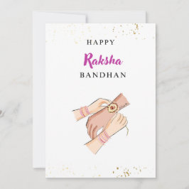 Happy Rakhi, Rakshabandhan, Indiase festival, Feestdagenkaart