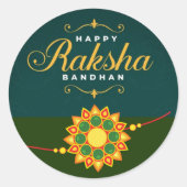 Happy Raksha Bhandhan Stickers (Voorkant)