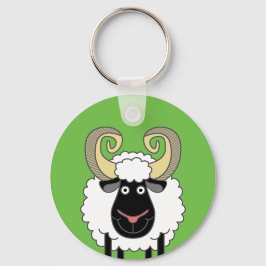 HAPPY RAM-SLEUTELHANGER SLEUTELHANGER (Voorkant)