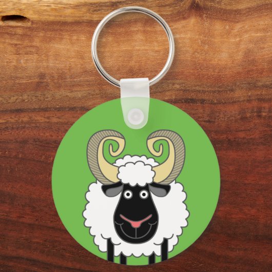 HAPPY RAM-SLEUTELHANGER SLEUTELHANGER (Voorkant)