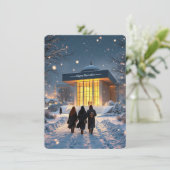 Happy Ramadan Feestdagenkaart (Staand voorkant)