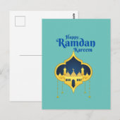 Happy Ramadan Kareem 2022 Briefkaart (Voorkant / Achterkant)