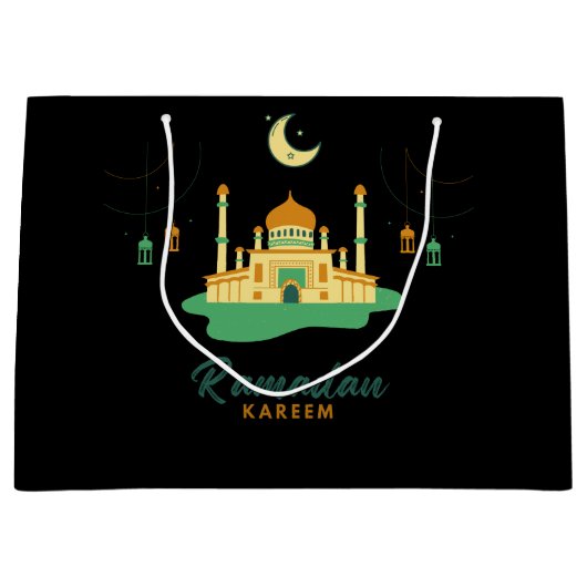 Happy Ramadan Kareem And Eid Mubarak 2026 Groot Cadeauzakje (Voorkant)