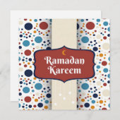 Happy Ramadan Kareem Crescent Holiday Kaart (Voorkant / Achterkant)
