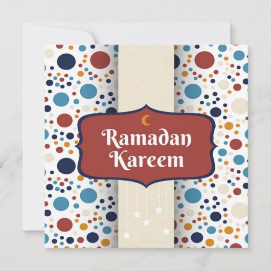 Happy Ramadan Kareem Crescent Holiday Kaart (Voorkant)