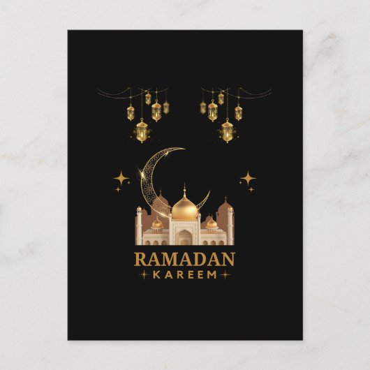 Happy Ramadan Kareem - Eid Mubarak - groeten Feestdagenkaart (Voorkant)