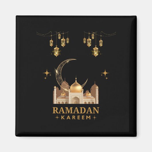 Happy Ramadan Kareem - Eid Mubarak - groeten Magneet (Voorkant)