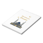 Happy Ramadan Kareem - Eid Mubarak Quotes Notitieblok (Linkerzijde)