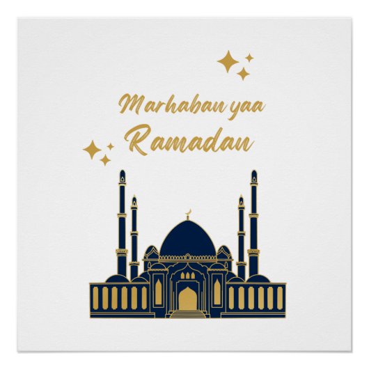 Happy Ramadan Kareem - Eid Mubarak Quotes Perfect Poster (Voorkant)