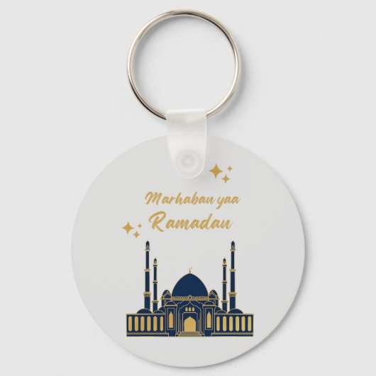 Happy Ramadan Kareem - Eid Mubarak Quotes Sleutelhanger (Voorkant)