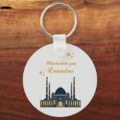 Happy Ramadan Kareem - Eid Mubarak Quotes Sleutelhanger (Achterkant)