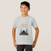 Happy Ramadan Kareem - Eid Mubarak Quotes T-shirt (Voorkant volledig)