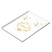 Happy Ramadan Kareem - Eid Mubarak Wishes Holiday Notitieboek (Linkerzijde)