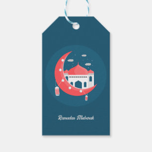 Happy Ramadan Kareem Elegant Islamitische Halve Ma Cadeaulabel