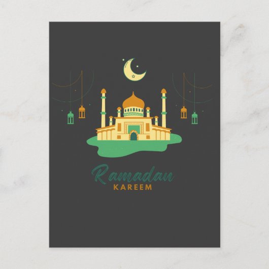 Happy Ramadan Kareem en Eid Mubarak 2022 Briefkaart (Voorkant)