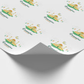 Happy Ramadan Kareem en Eid Mubarak 2022 Cadeaupapier (Hoek)