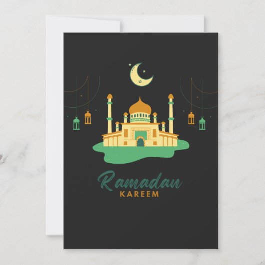 Happy Ramadan Kareem en Eid Mubarak 2022 Kaart (Voorkant)