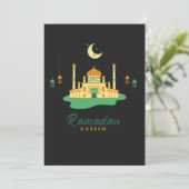 Happy Ramadan Kareem en Eid Mubarak 2022 Kaart (Staand voorkant)