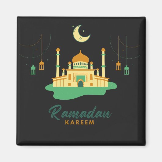 Happy Ramadan Kareem en Eid Mubarak 2022 Magneet (Voorkant)
