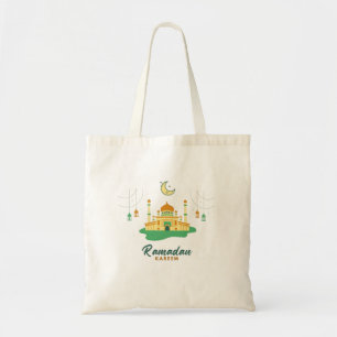 Happy Ramadan Kareem en Eid Mubarak 2022 Tote Bag